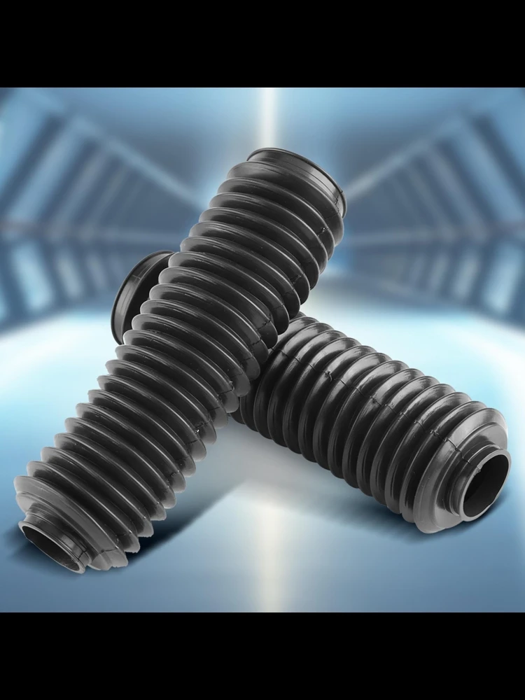 AliExpress NONE 1 Pair Black Motorcycle Front Fork Tubes Boots Rubber Sleeve Shock Cover For CQR ATV Dirt Bike Fork Boots Motorcycle Fork Boots