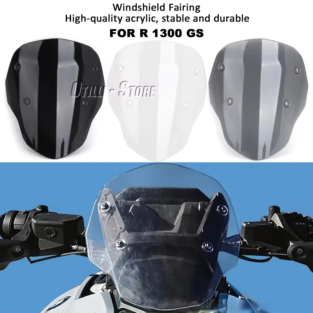 

Motorcycle Accessories Windshield Extension Spoiler Scooter Windshield Wind Deflector For BMW R1300GS r1300gs R1300 GS R 1300GS