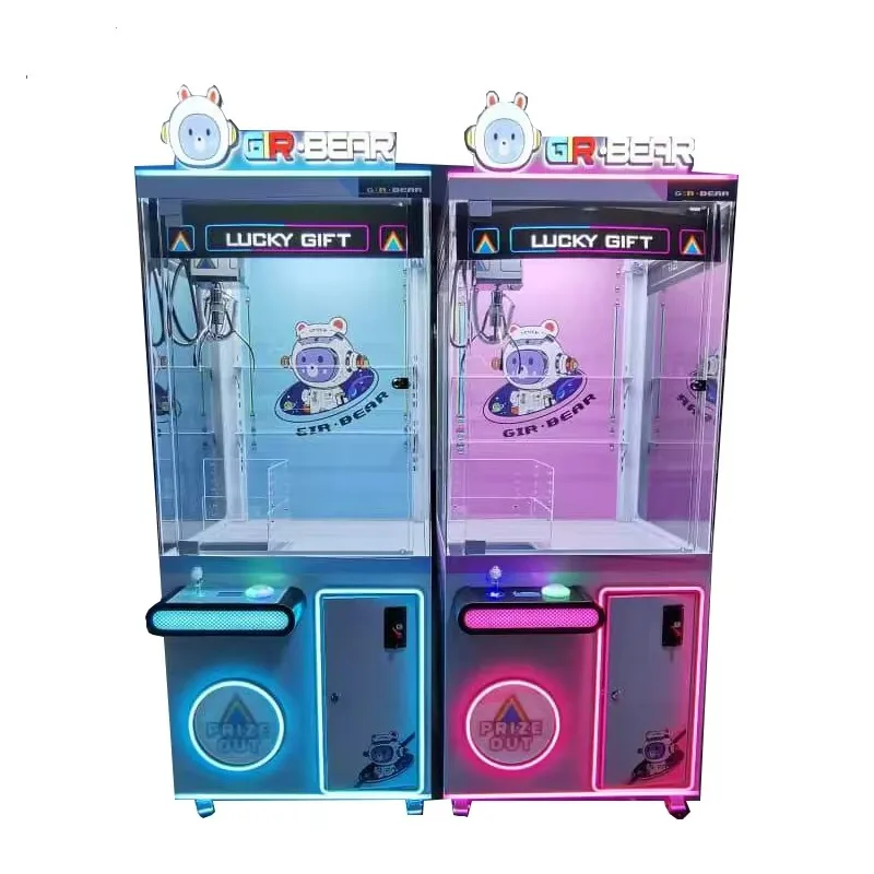 Customize The Appearance Doll Grabbing Machine Toy Claw Crane Machine Transparent Cabinet Arcade Claw Machine with Card Payment