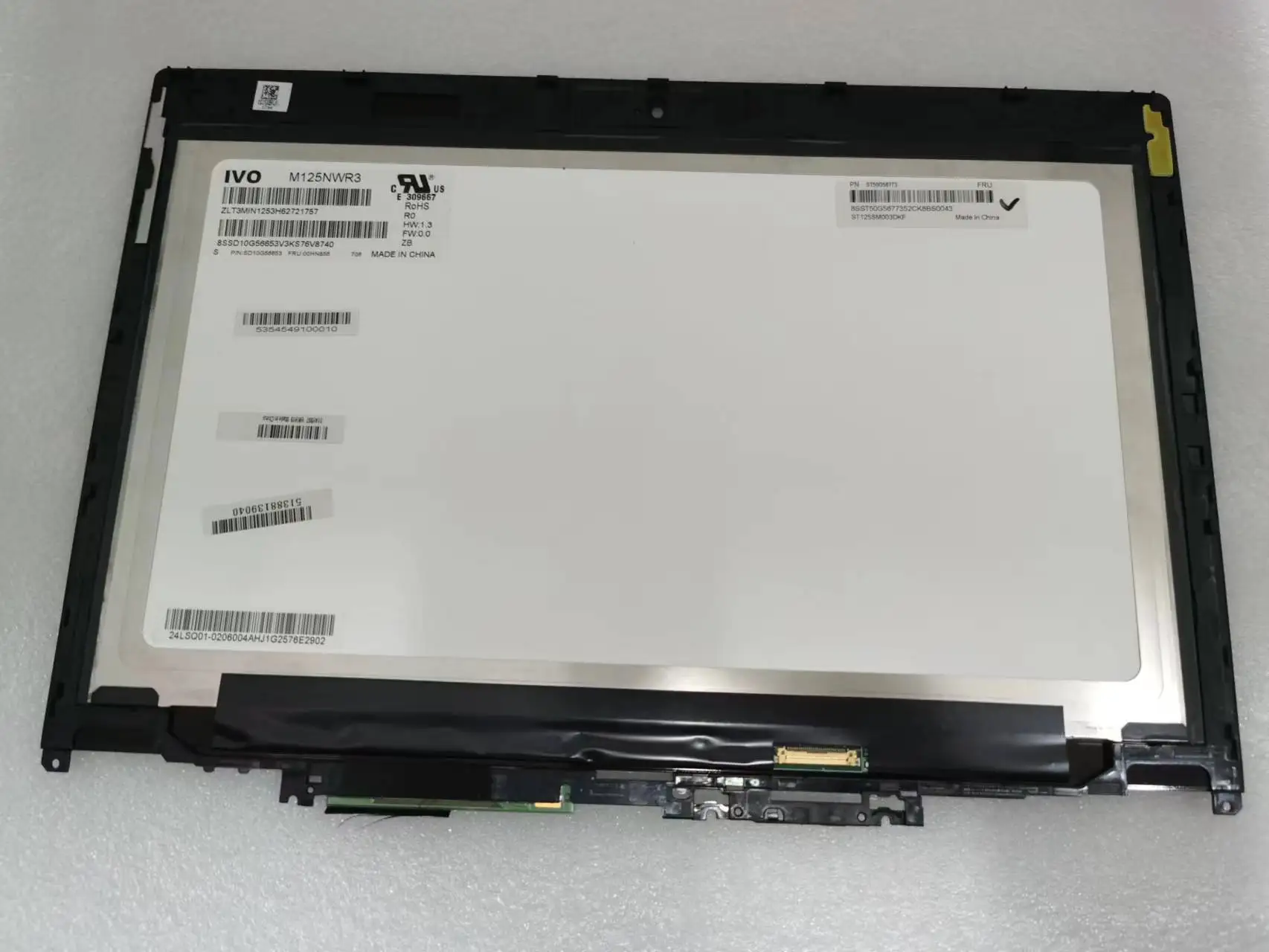 Nueva pantalla original para Lenovo Yoga 260 LCD LED MONTAJE DE digitalizador de pantalla táctil + bisel + Panel táctil