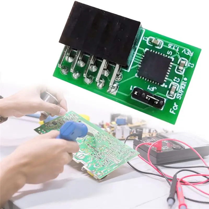 AED7-10Pin SPI TPM 2.0 Module Trusted Platform TPM 2.0 Horizontal Trusted Platform Module For Supermicro-AOM-TPM-