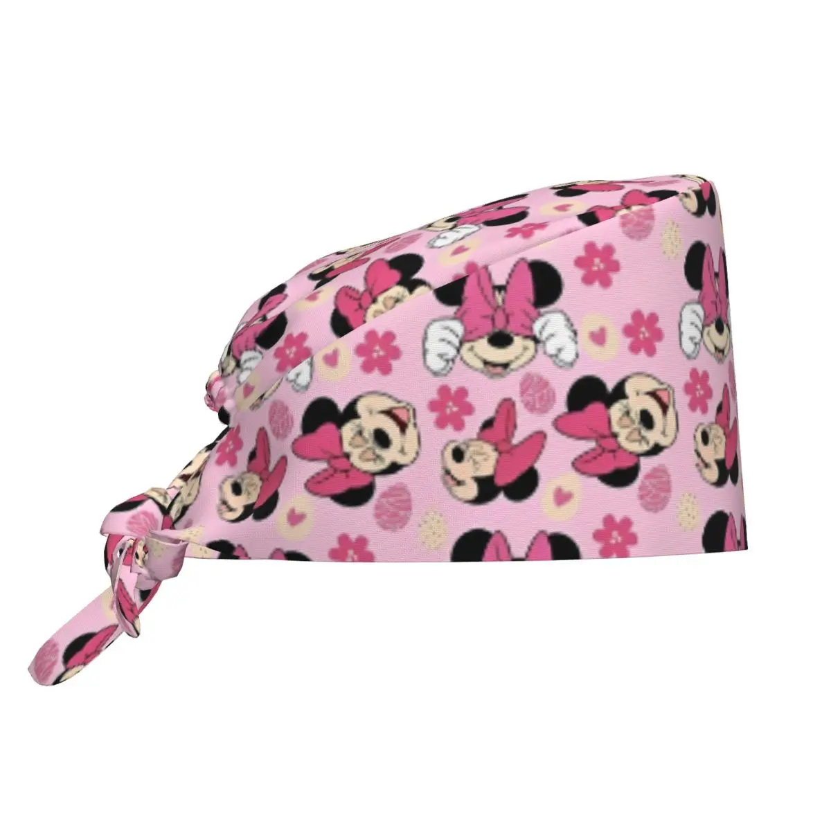 Minnie Mouse, gorros quirúrgicos veterinarios de belleza para mascotas, gorros de trabajo médicos para el cuidado de mascotas, gorro informal Unisex