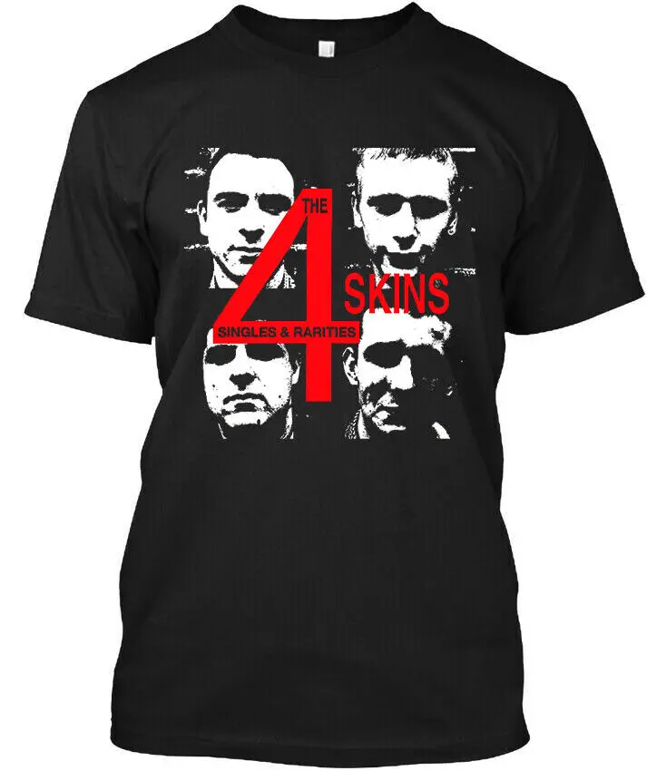 New Popular The 4 Skins Single and Rarities English Music T Shirt S 4XL