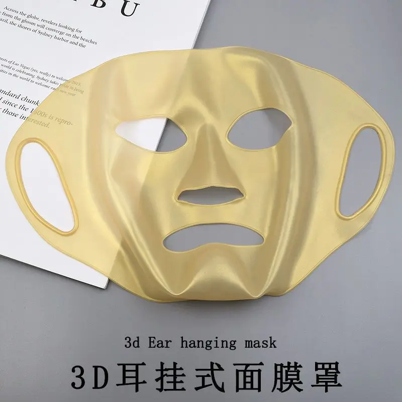 ثلاثية الأبعاد حامل قناع السيليكون قابلة لإعادة الاستخدام قناع ترطيب الوجه المضادة للتبخر الأذن معلقة مساعد ترطيب الوجه أداة العناية