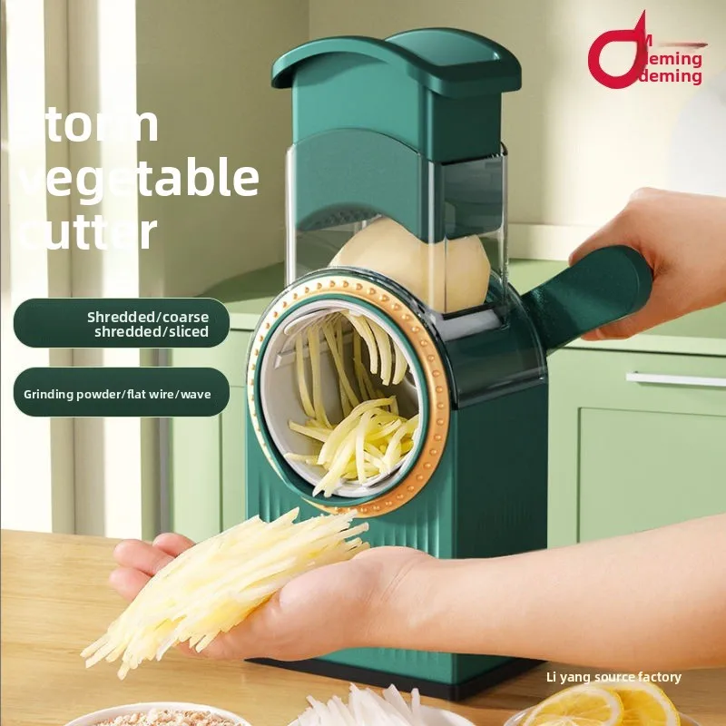 

Vegetable cutter Kitchen shredding potatoes Household wiping wire planer Multifunctional roller slicer
