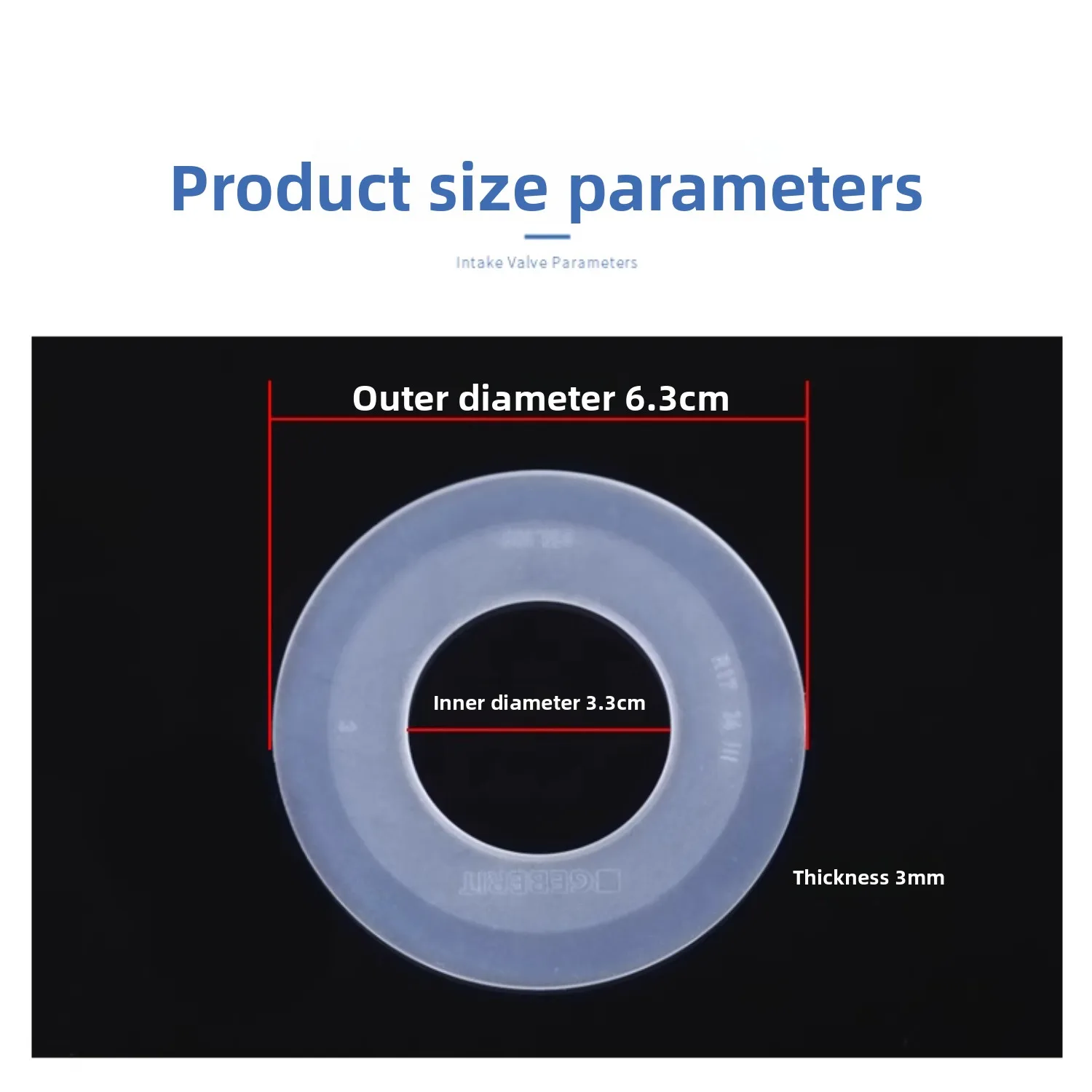 Válvula de drenagem do vedação do tanque do vaso sanitário compatível com silicone KOHLER