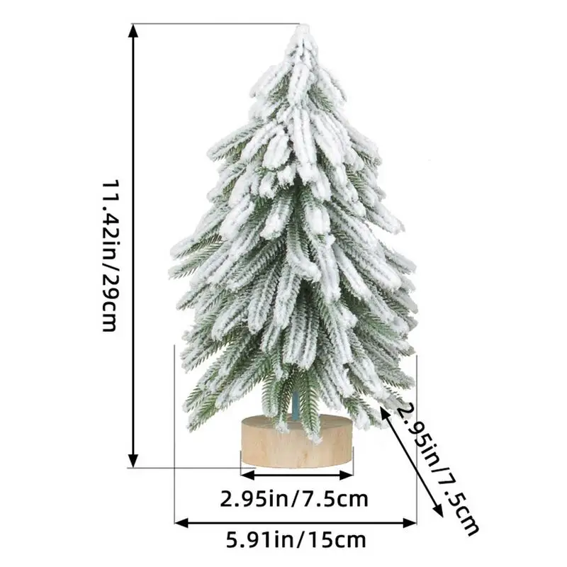 Mini Christmas Tree | Artificial Mini Pine Needles Tree Portable Small Realistic Tabletop Tree Decor Home Room Indoor supplier