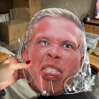 3/6pcs Custom Photo Face Masks Personalised Funny Head paper Face mask Birthday Bachelorette Party decorations photo booth prop