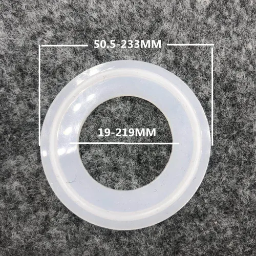 Imagen 2 del producto Arandela de junta de tira de sellado de silicona para productos lácteos Homebrew, sanitaria O abrazadera triple/D, 19mm x 233mm