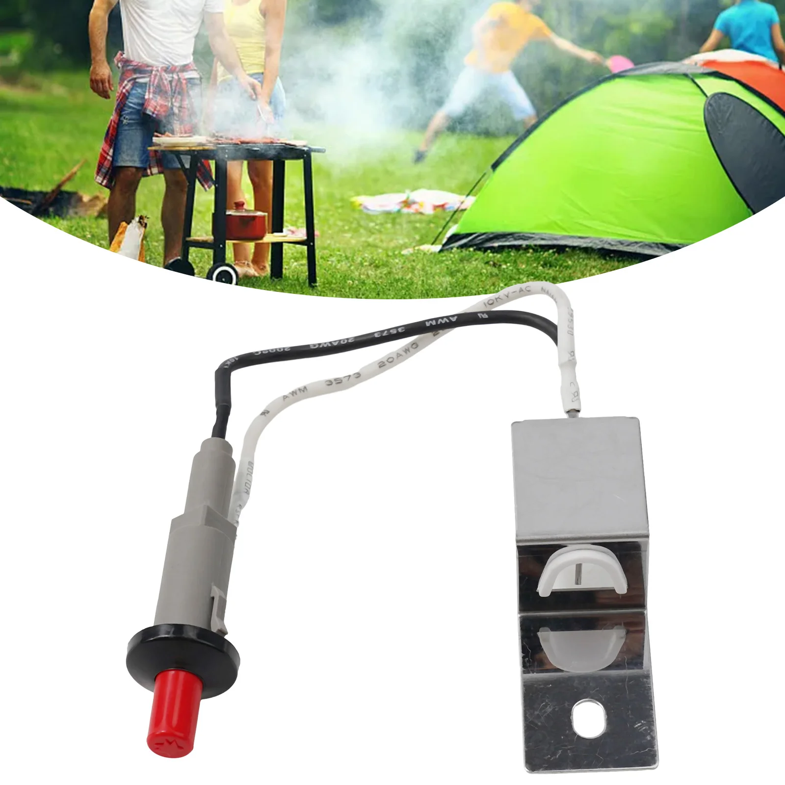 Ignition Assembly Replacement Kit for Weber Q Series High Quality Material Ceramic Ignition Needle Reliable Performance
