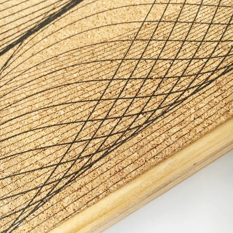 Cork Leather Maple Balance Board