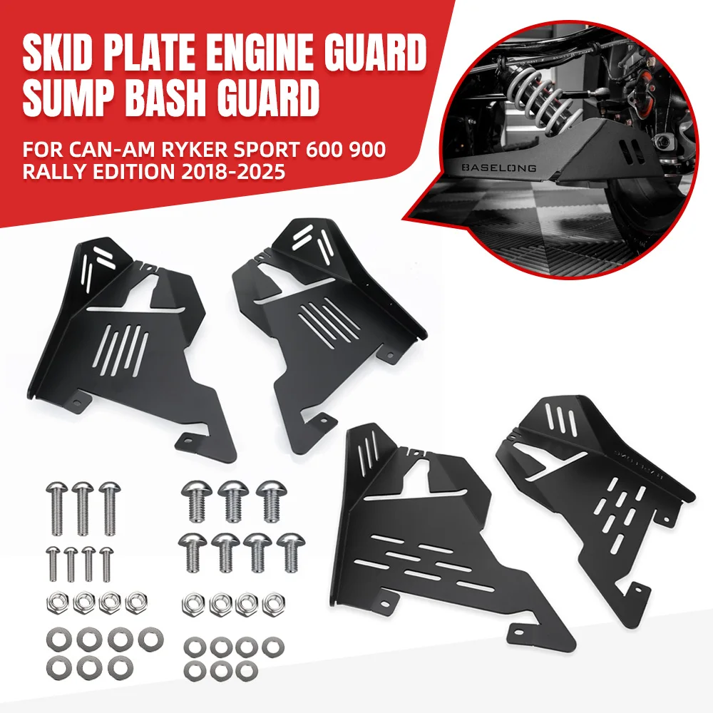 

Motorcycle Front Splash Guard Protectors For Can-Am Ryker Sport 600 900 Rally Edition 2018-2019-2020-2021-2022-2023-2024-2025