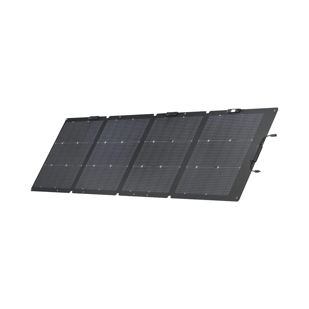 

220W Portable Bifacial Design Foldable Solar Panel with 25% Conversion Efficiency N-Type Cell and Adjustable Kickstand