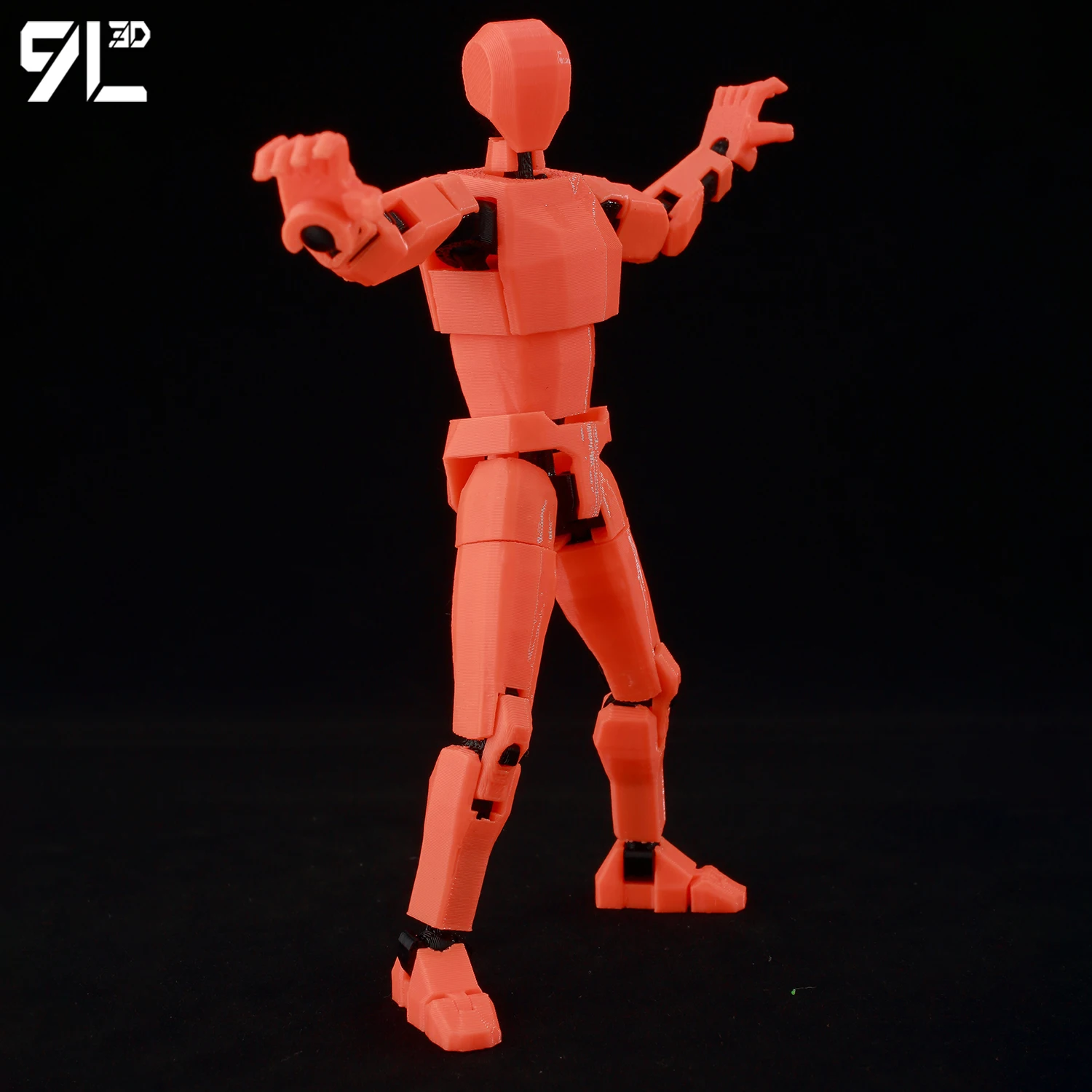 9L 3D-geprinte gelede Dummy13 Lucky13 figuur Multi-Joint Action Body Assembly Kit SHF-compatibel Stop-Motion-animatiemodel