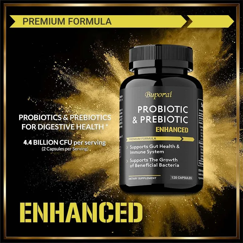 Probiotics & Prebiotics Capsules - Helps Balance Stomach Acid, Promote Healthy Intestinal Digestion, and Relieve Bloating - Image 5