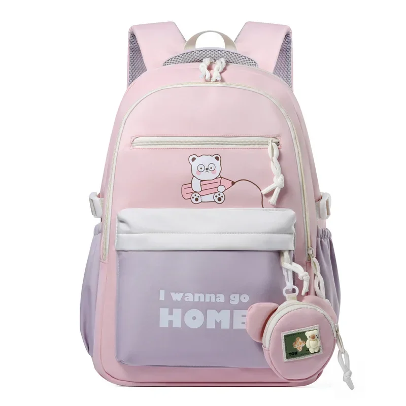 Mochila Escolar primaria para niños adolescentes, morral de viaje informal, duradero