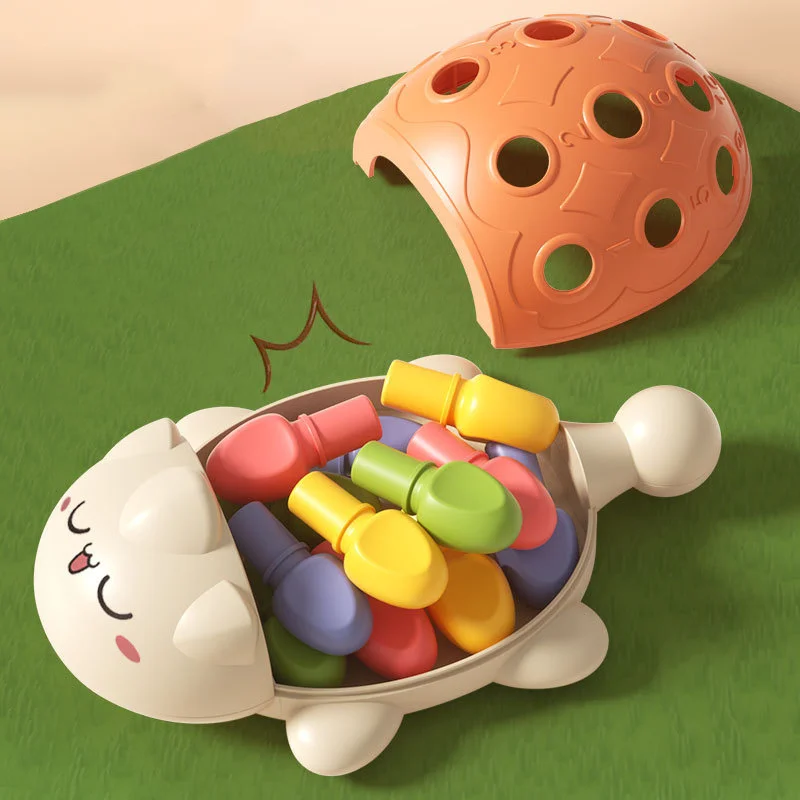 Inserir dinossauro/ouriço quebra-cabeça brinquedo jogo treinamento de motor fino coordenação mão-olho presente para crianças