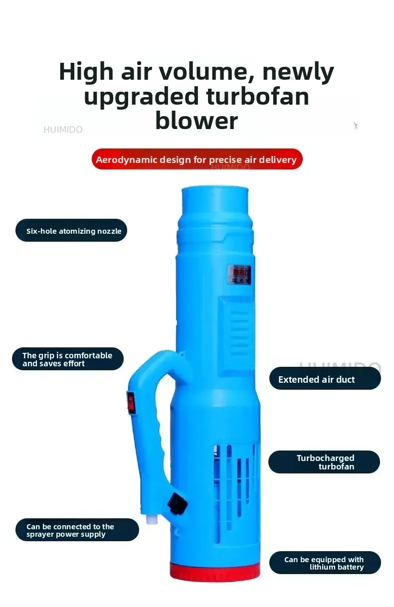 Electric agricultural sprayer lithium battery high power high pressure pesticide disinfection spraying machine