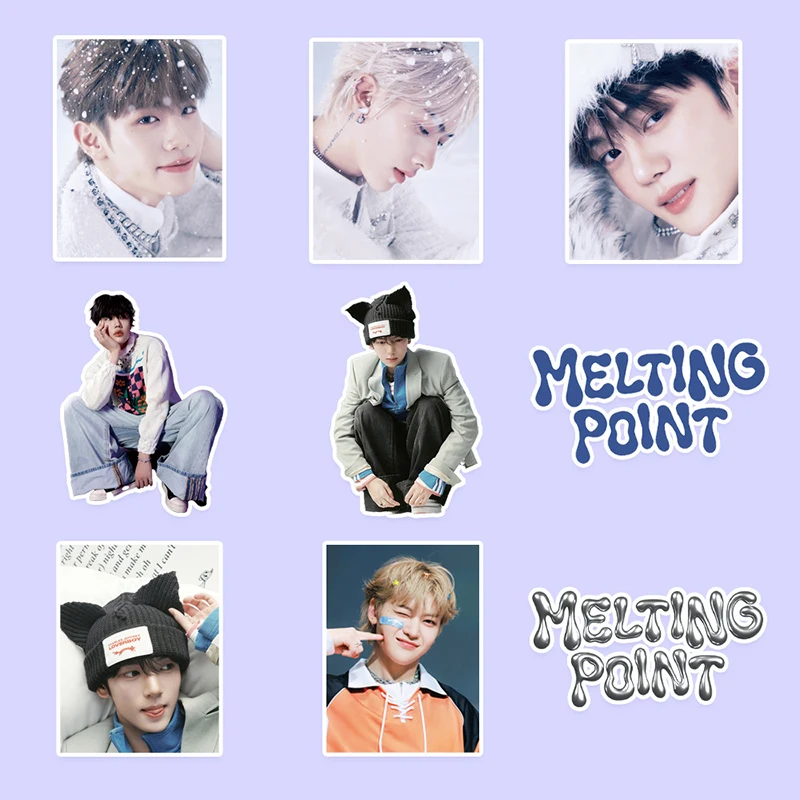 55 sztuk/zestaw Kpop ZB1 Pierwszy Album młodzieży w cieniu nowy Album naklejka ZEROBASEONE dwustronny nadruk zdjęcie naklejka
