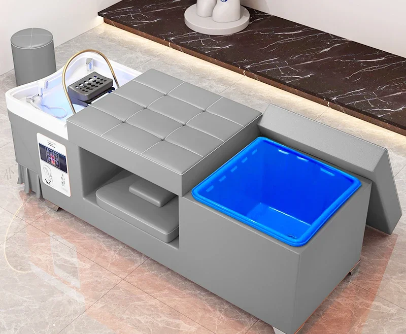 Water storage type, no connection up and down, hair treatment shampoo bed, hairdressing, barber shop, beauty salon special