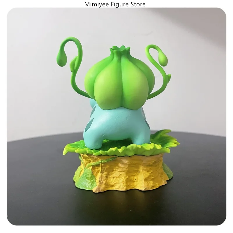 10 cm Bulbasaur & Squirtle Cute Anime Figure Model Statue Collection Decorazione del desktop Ornamento Giocattoli Regali per i fan