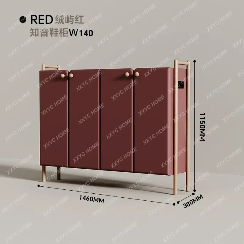 YYLarge-capacity multi-layer oversized solid wood shoe cabinet household door, high-end, entrance, integratedY