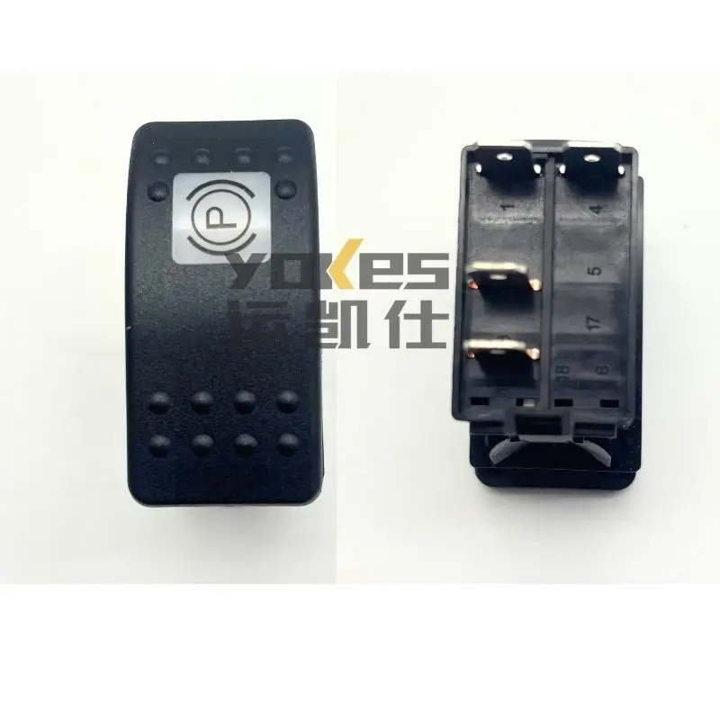 Rocker Switch Brake Preheat Wiper Lock for Caterpillar Parts 142-9320 214-4718 214-4722 548-4391 214-4709 214-4716 190-8478