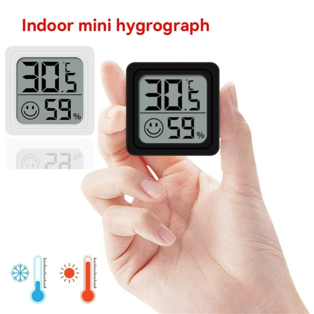 2025 Indoor LCD Digital Thermometer Hygrometer Mini Room Temperature Humidity Meter Sensor Gauge Weather Station For Winter Home