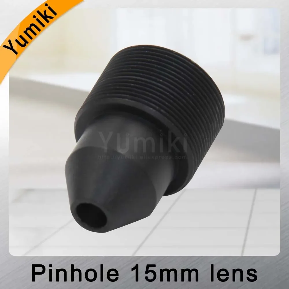 Yumiki HD 2.0Megapixel 15mm pinhole Lens, CCTV Camera Lens,M12 mount,Image Format 1/2