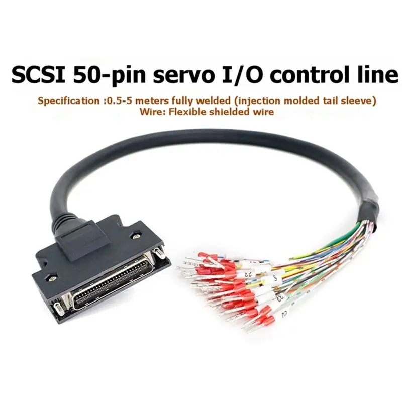 AB42-50Pin SCSI IO Servo Terminal Cable 1M Connection Line