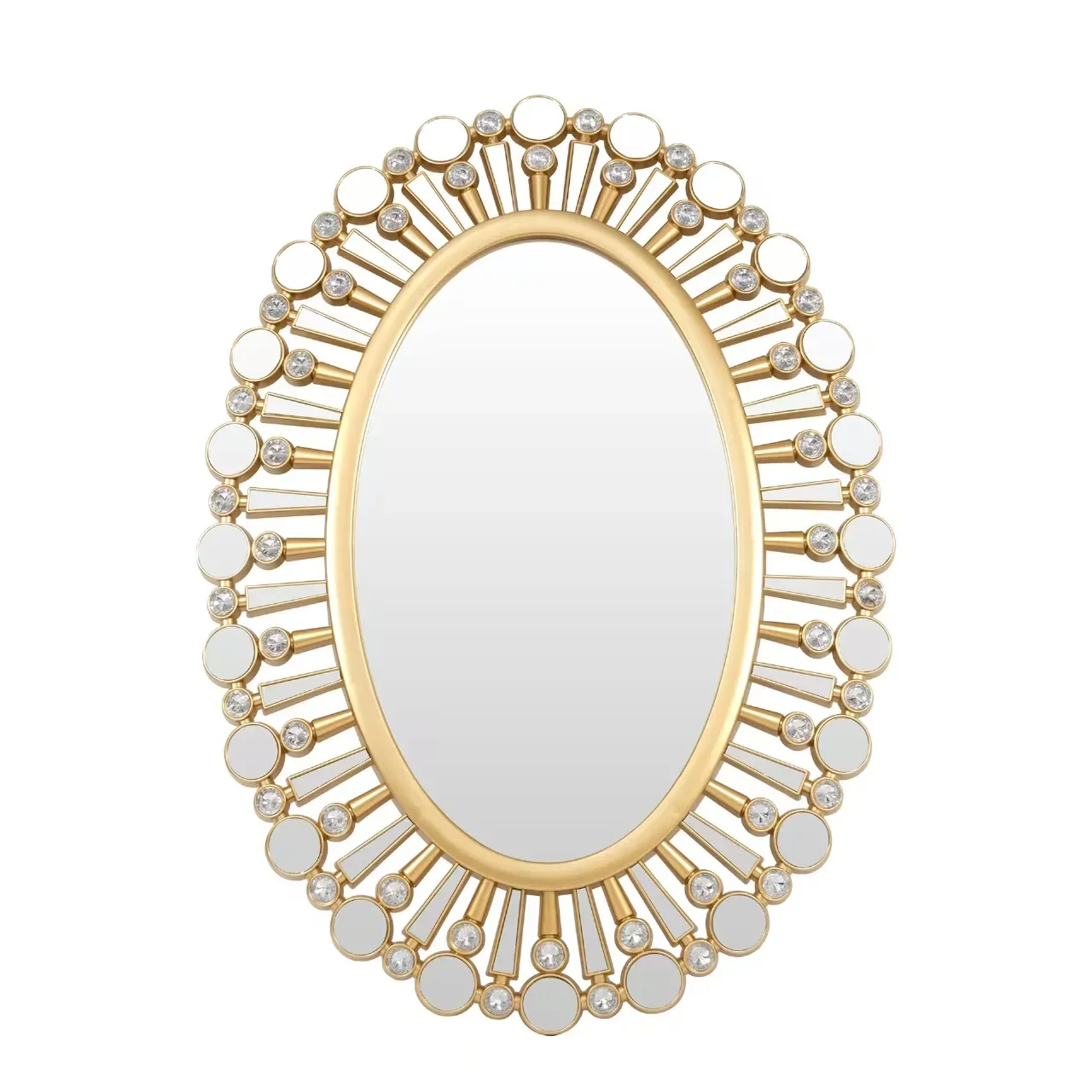 73X54cm الفاخرة الخشب الفن الإطار كبير الحديثة جدار غرفة نوم ماكياج مرآة سمك للمنزل فندق الحمام ديكور-جديد