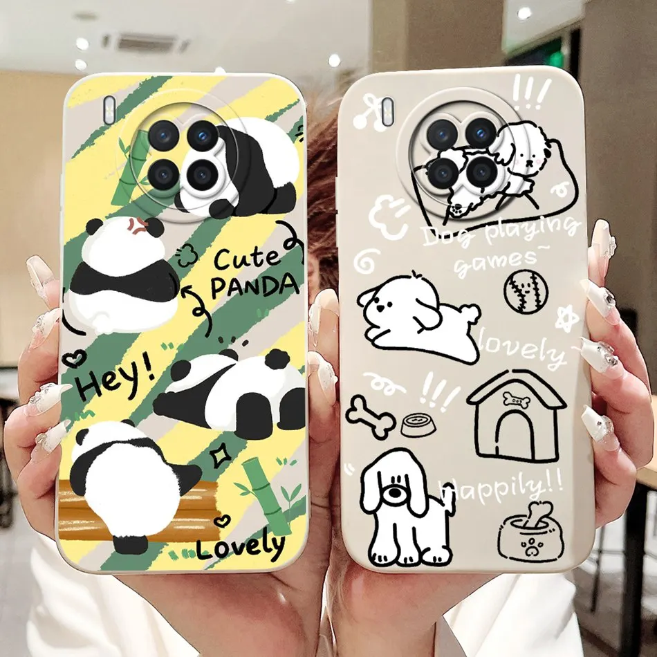 For Huawei Nova 8i NEN-L22 NEN-LX1 NEN-LX3 Elegant Printing Soft Silicone Case For Huawei Nova8i Shockproof Phone Cases