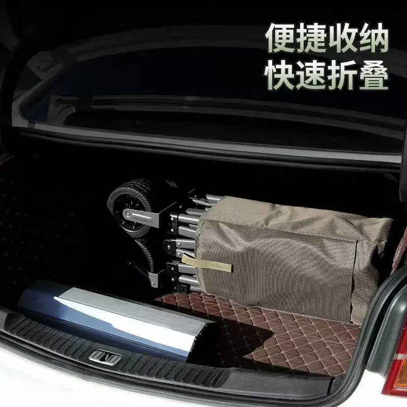 Stall Foldable Storage Car Camp Camper Outdoor Trolley Portable