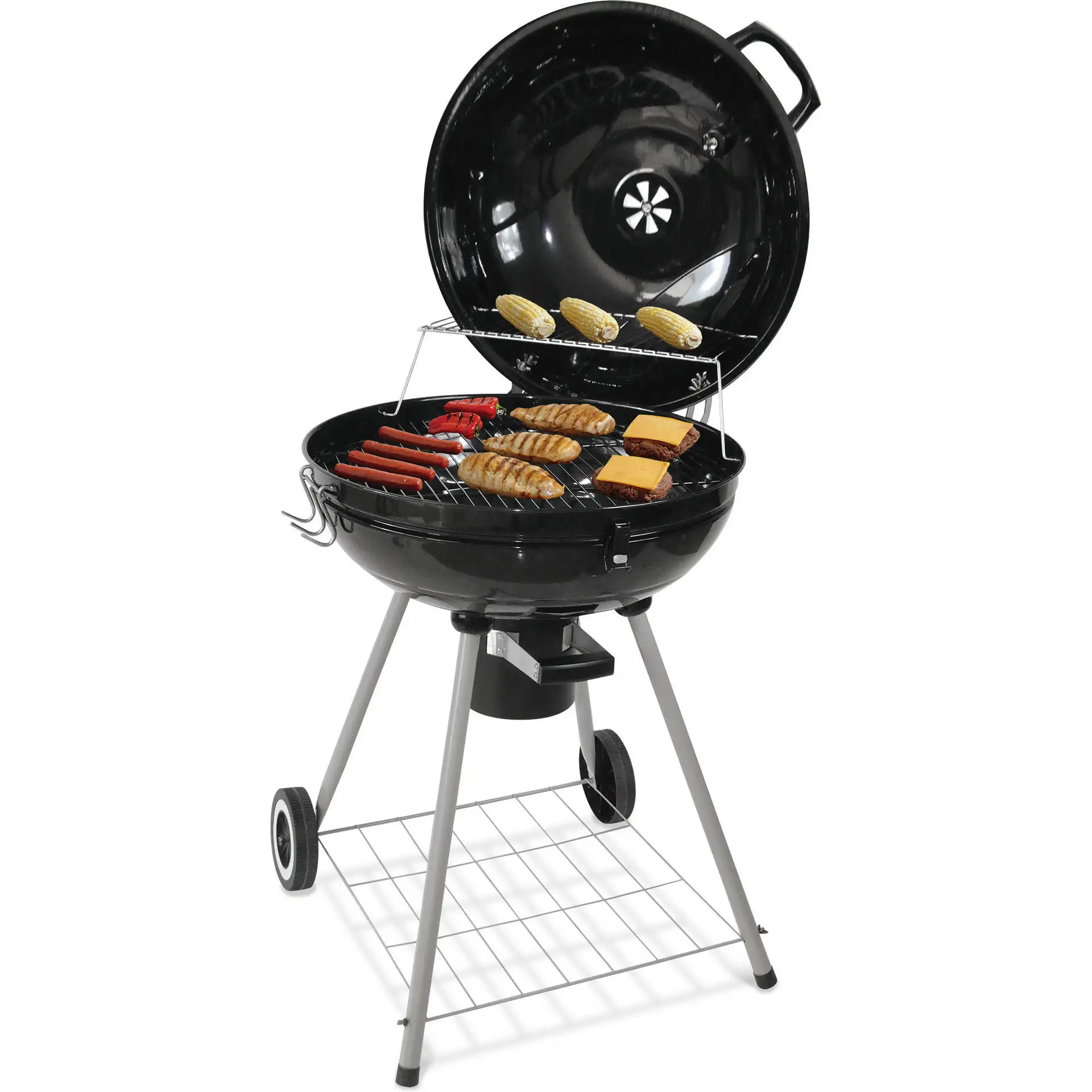 Barbecue grills Home outdoor charcoal grill Round Apple stove American Braised grill Car portable camping stove