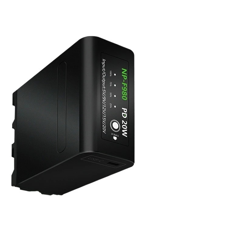 لسوني HVR-HD1000 HVR-HD1000E HVR-V1J USB NPF960 NPF970 مع مؤشر الطاقة LED 10800mAh NP-F980 NP-F960 NP-F970 بطارية 2 قطعة #3