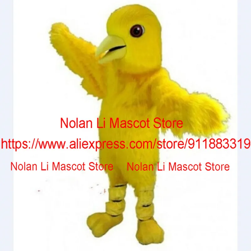 The Cutest Yellow Bird Mascot Costume Cartoon Anime Cosplay Advertisement Carnival Neutral Halloween Gift 1092