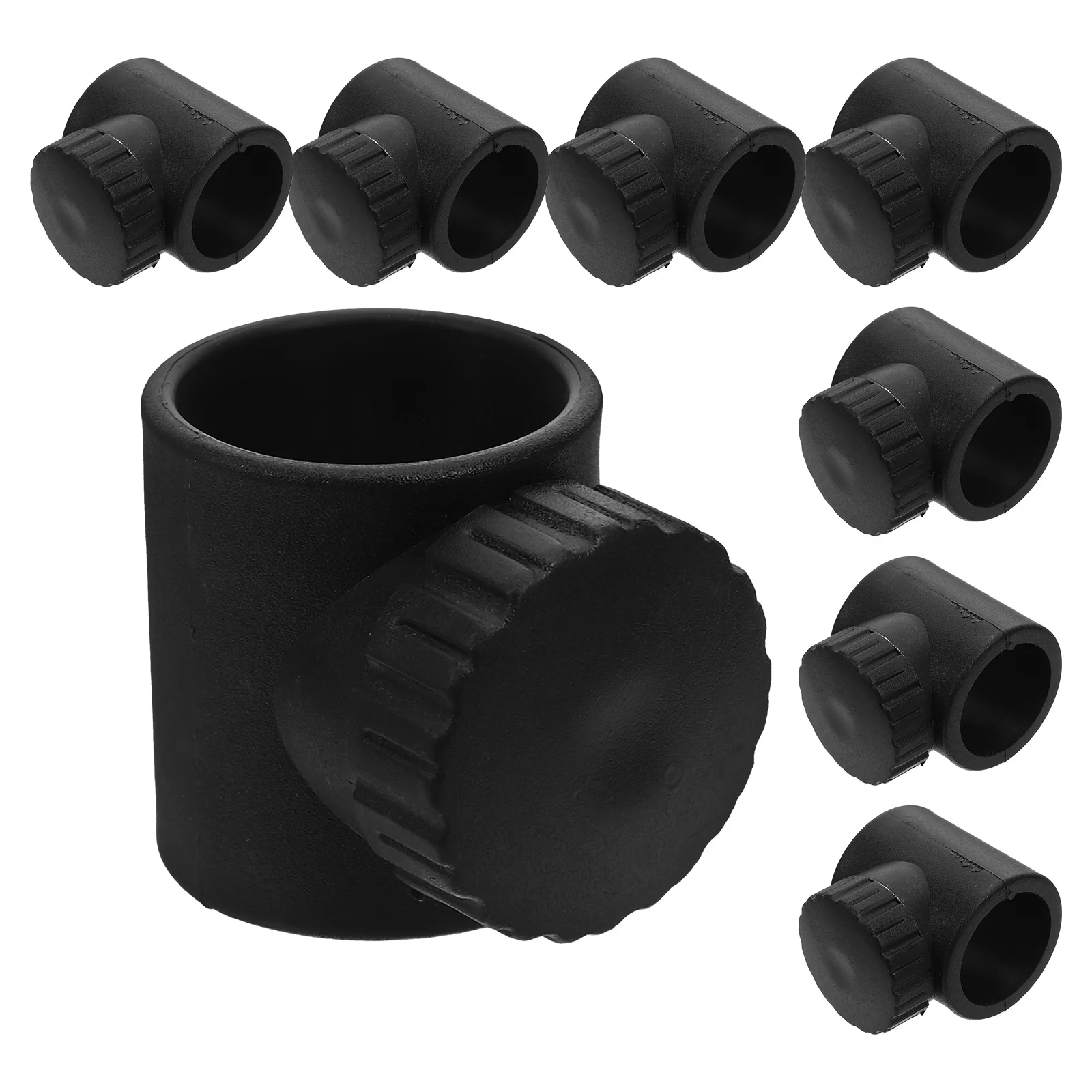 

8Pcs Right Angle Drying Rack Connectors 32mm to 28mm Poles Adapter Plastic Corner End Clamps Stable Support Flexible Adjustment