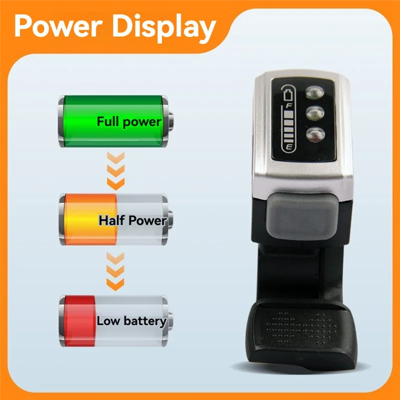 حار! الإبهام دواسة الوقود قبضة 160 مللي متر الذاتي قفل التبديل ل 22.3 مللي متر المقود ل سكوتر كهربائي #3