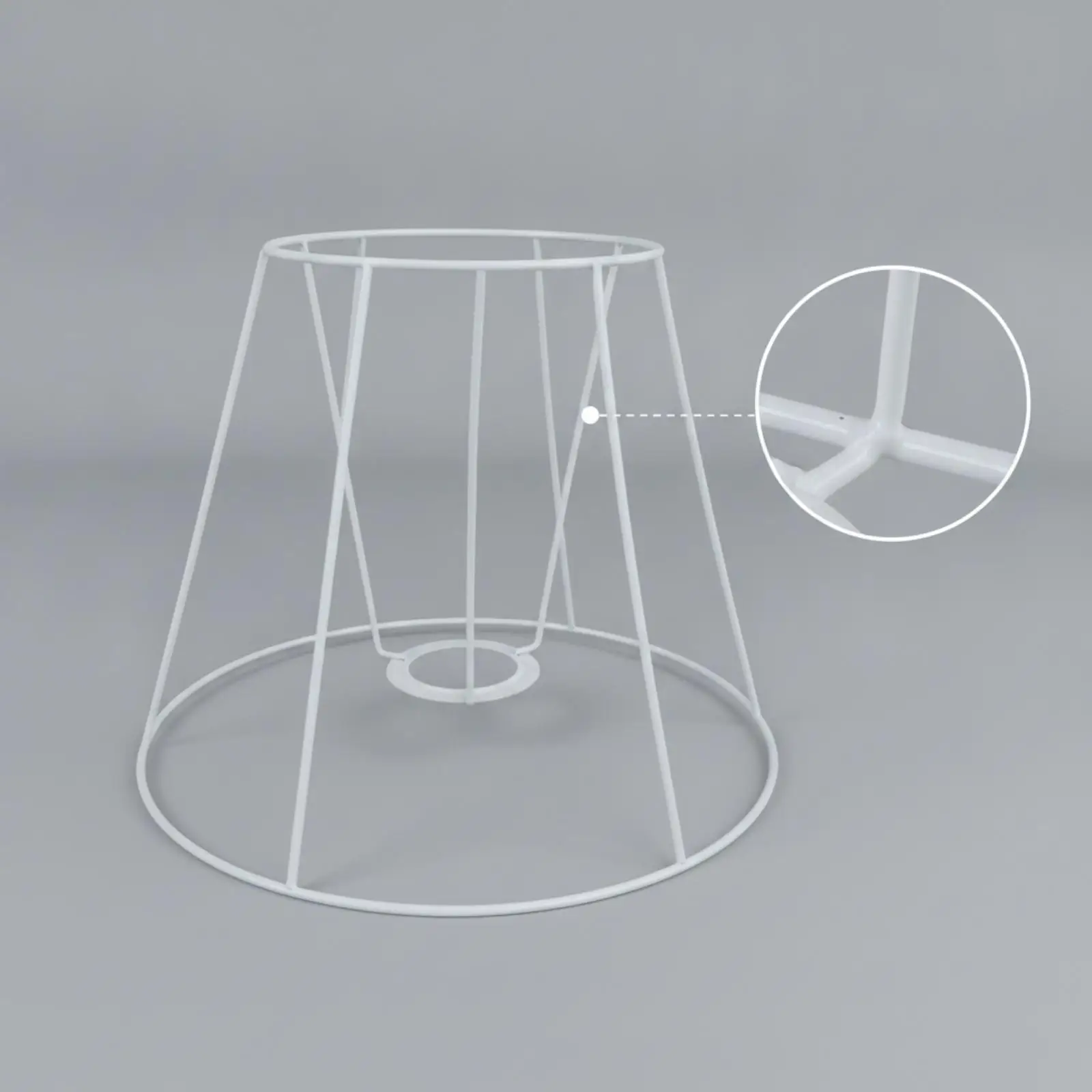 DIY Lampshade Frame | Minimalist Geometric Design, Lamp lampshade rim Frame, for Table Lamps
