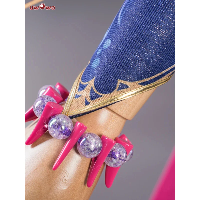 FC6IN STOCK UWOWO Syndra Cosplay Costume Accessories Waist Bracelet Decor Set Game League of Legends/LOL: Spirit Blossom SB@FC8！