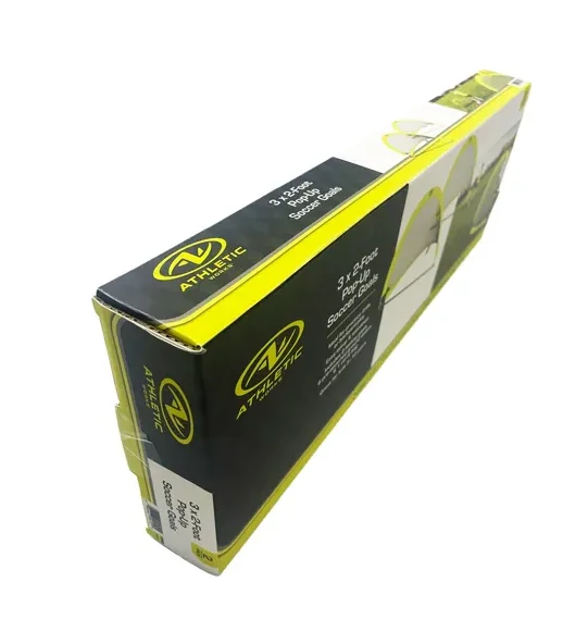 ตาข่ายฟุตบอลแบบป๊อปอัพ 2 แพ็ค – เป้าฝึกซ้อมแบบพกพาขนาด 3x2 ฟุต พร้อมกระเป๋าสำหรับเด็กอายุ 5–12 ปี