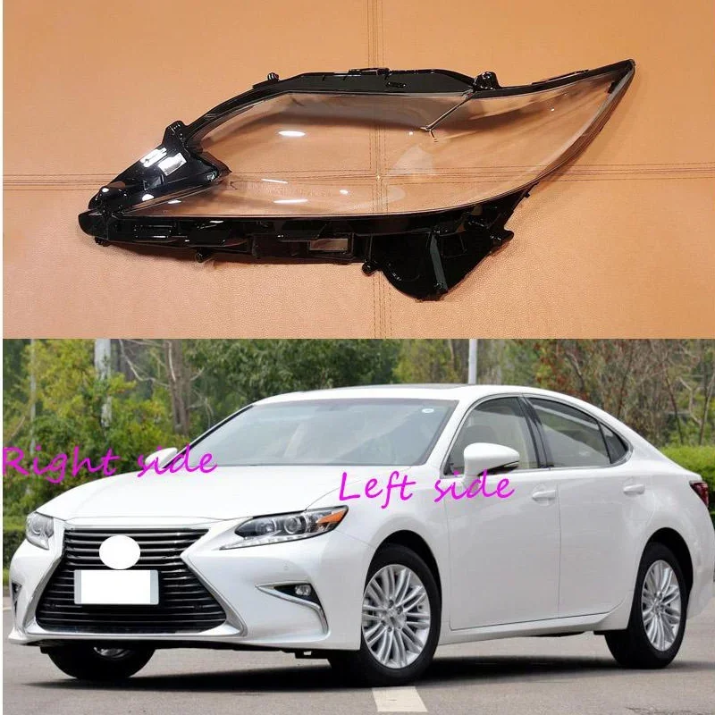 

Car Headlight Lens For Lexus ES200 ES300h 2015 2016 2017 Headlamp Cover Car Replacement Front Auto Shell Cover