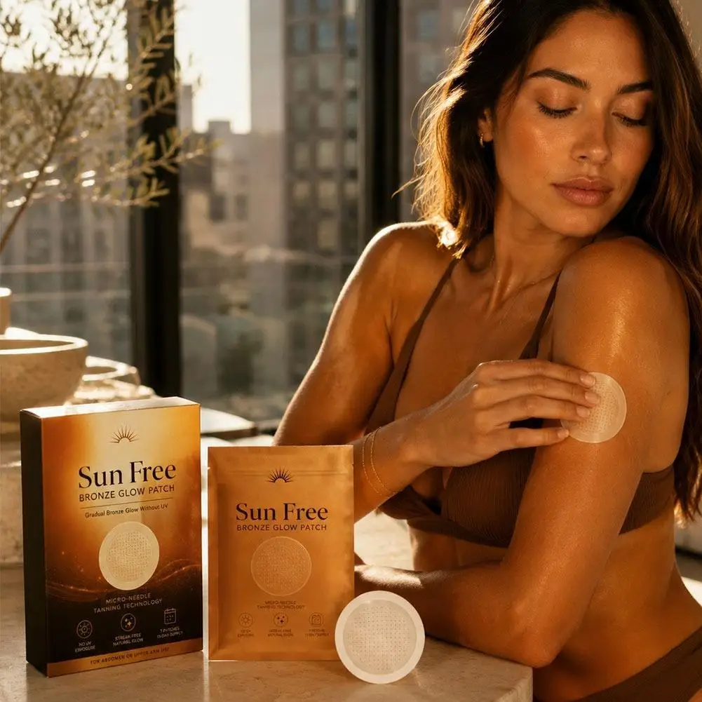 Advanced Sun Free Glow Microdarts Patch Sun Free Glow Patches Natural Tanning Patches for Women & Men for All Skin Types