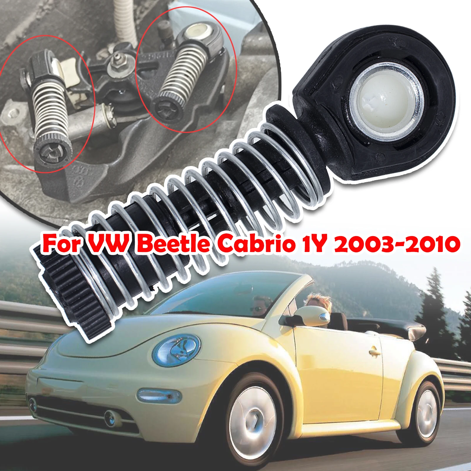 

For VW Beetle Cabrio 1Y 5/6 Speed Manual Shifter Cable End Replace Gear Selector Bowden Cable Catch Change Lever Adjuster Fix