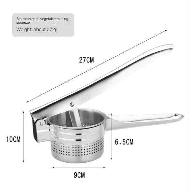 Stainless steel manual juicer household juicer vegetable dehydration dumpling stuffing vegetable stuffing water squeezer