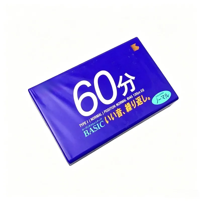 100% Original New For Sony Basic 60min JP Type I Blank Cassette For Recording Duplication & Voice Gift Record
