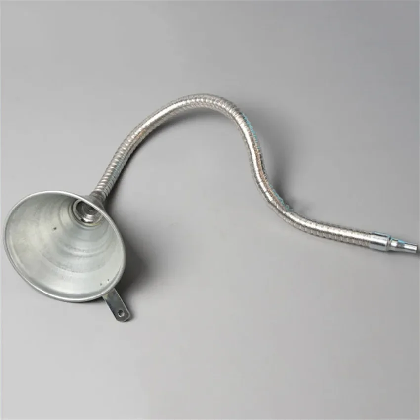 

630mm Filter Refueling Funnel Refueling Tools Universal Iron Motorcycle Car Engine Oil Funnel With Flexible Pipe Car Repair Tool