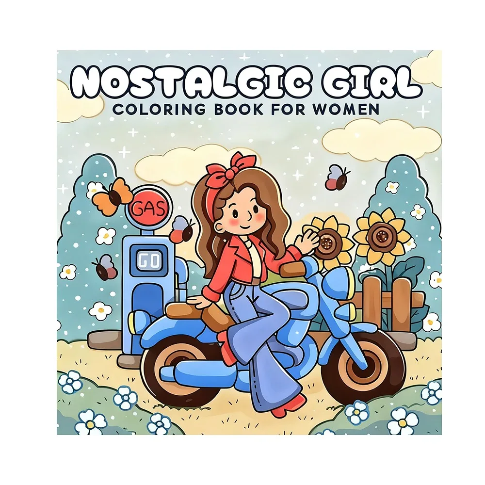 

Креативная мультяшная книжка-раскраска для снятия стресса, обучающая книга для рисования граффити, подарочная книга для рисования для взрослых и подростков