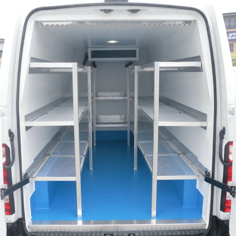 شحن البضائع الباردة فان السيارة المجمدة الكهربائية 12 فولت 24 فولت وحدة التبريد المبردة ل 1 ~ 20 م3 #5