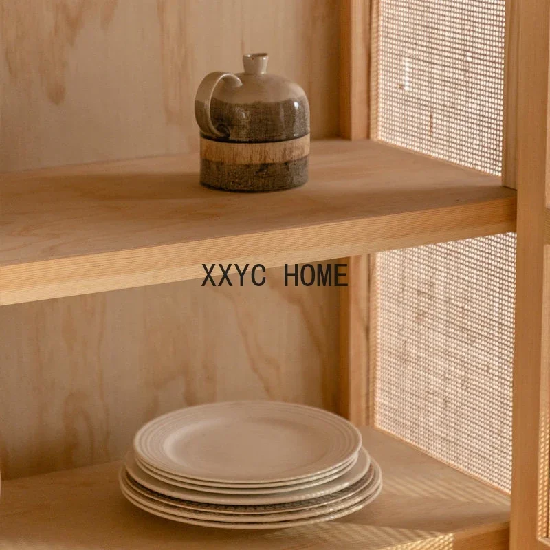 Armadietto country americano, credenza vintage in legno massello invecchiato, armadio da ingresso per corridoio